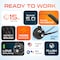 Delton 10X Trucker Bluetooth Headset, Wireless Headphones w/Microphone, Over The Head Single Earpiece DBTHEAD10XBTDLHSAS1 - alternate 5